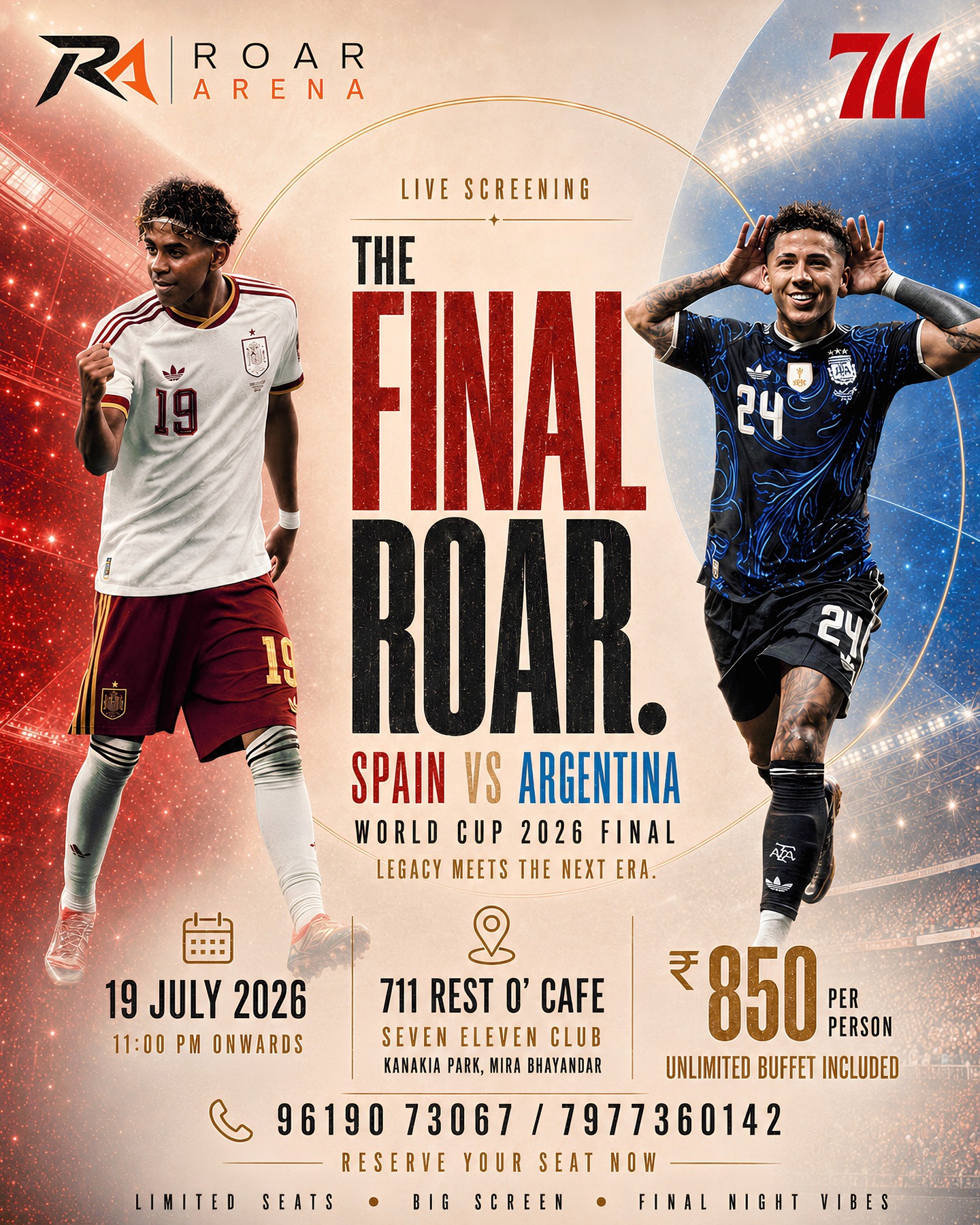 The biggest night deserves the biggest screen. 🏆🔥
