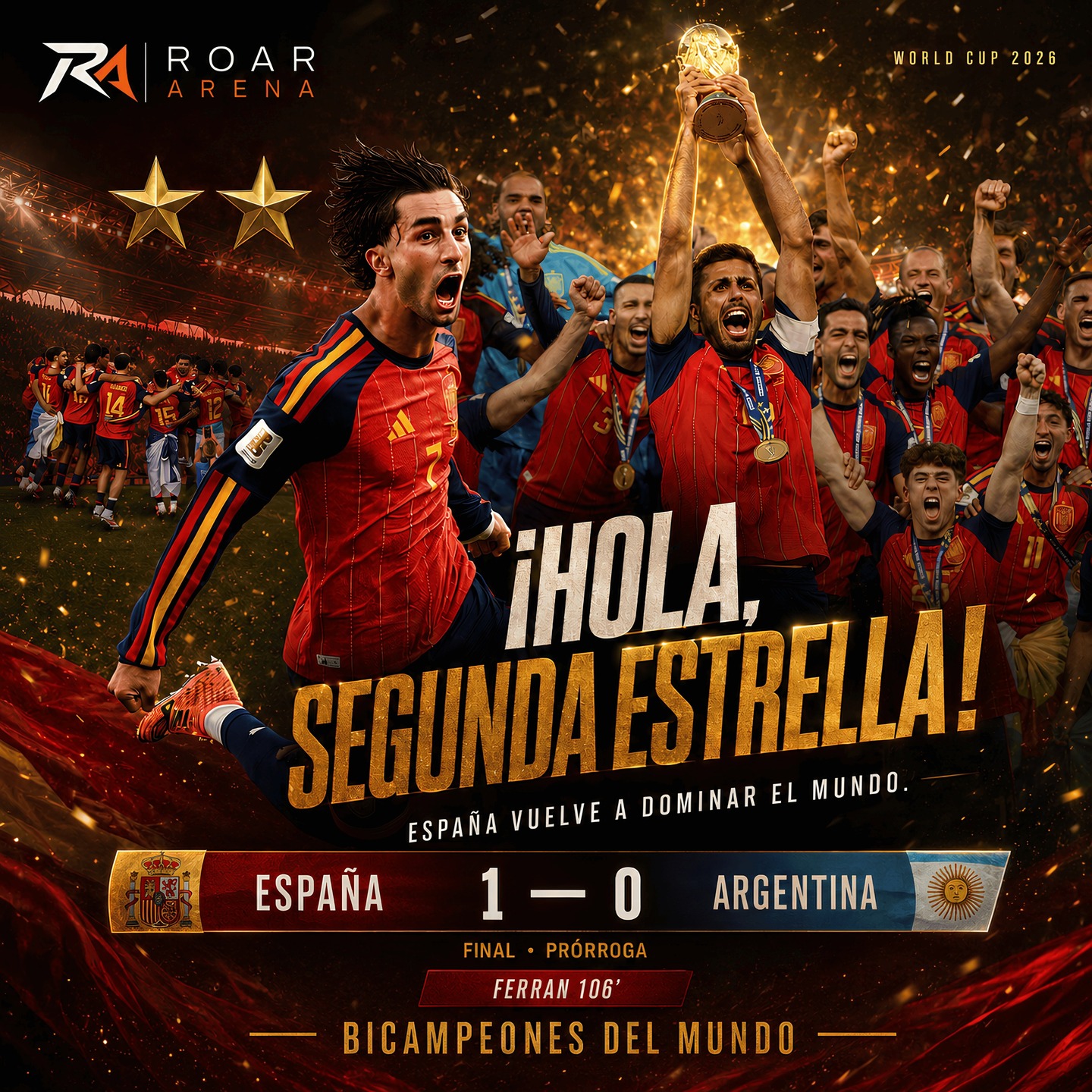 HOLA, SEGUNDA ESTRELLA. ⭐️⭐️🇪🇸